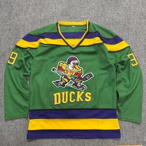 Banks #99 Mighty Ducks Hockey Jersey – Stitched Letters & Numbers, Authentic M